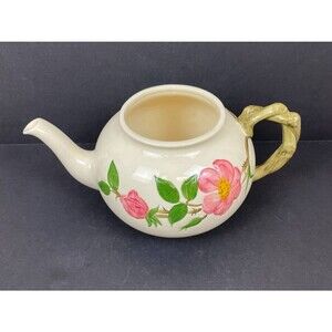 Vintage Franciscan Desert Rose teapot 1950's (no Lid) California USA Stamp READ